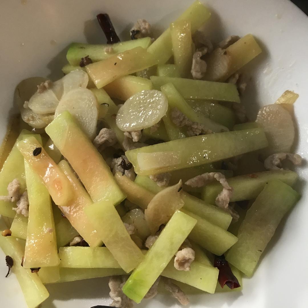 西瓜皮炒肉