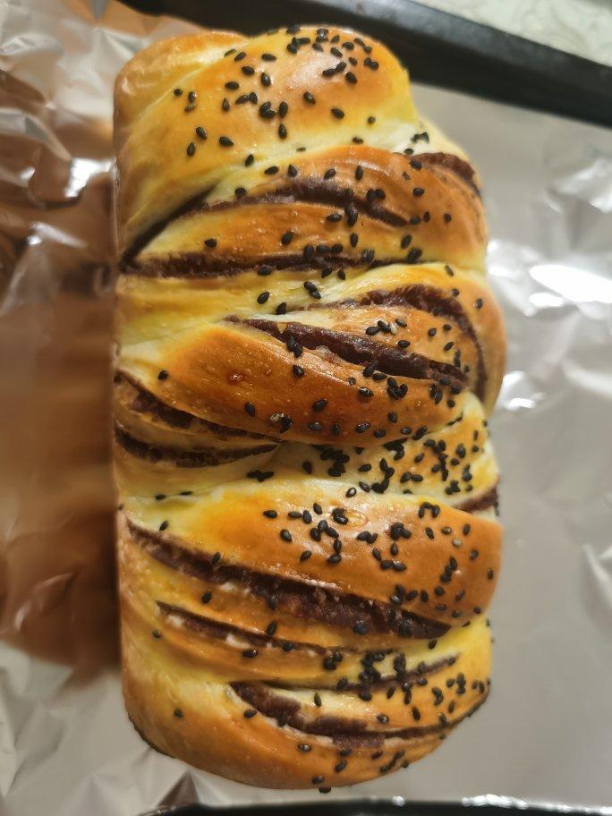 颜值爆棚-豆沙吐司面包