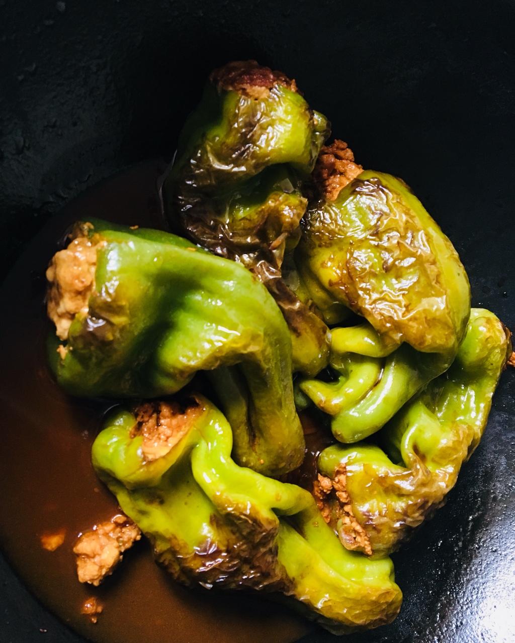 糖醋青椒酿肉