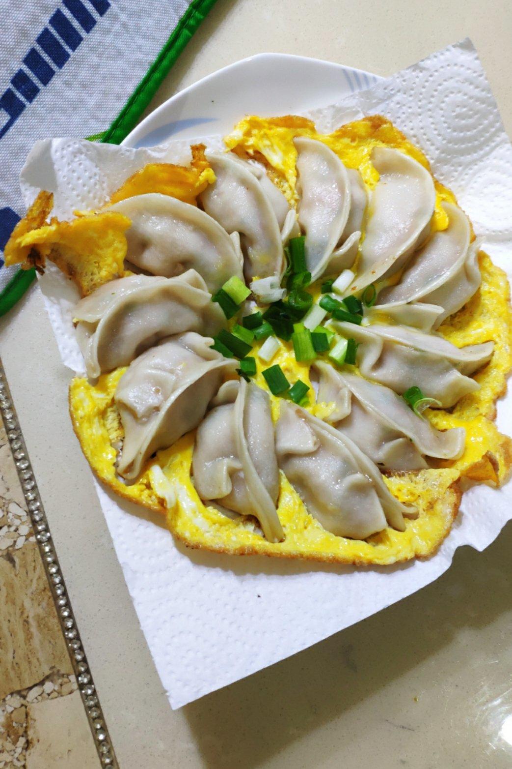 懒人快手抱蛋煎饺