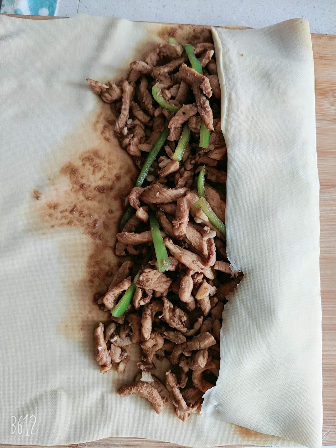 分享一个掉秤神器‼️超好吃的青椒孜然鸡肉卷