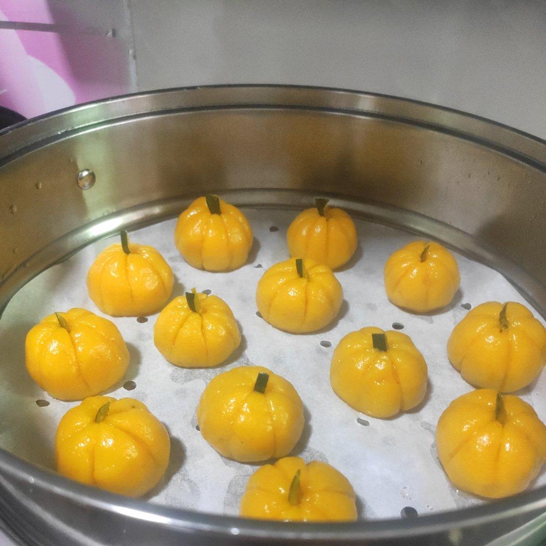 南瓜糯米糍Vs南瓜饼（一个方子三种吃法）