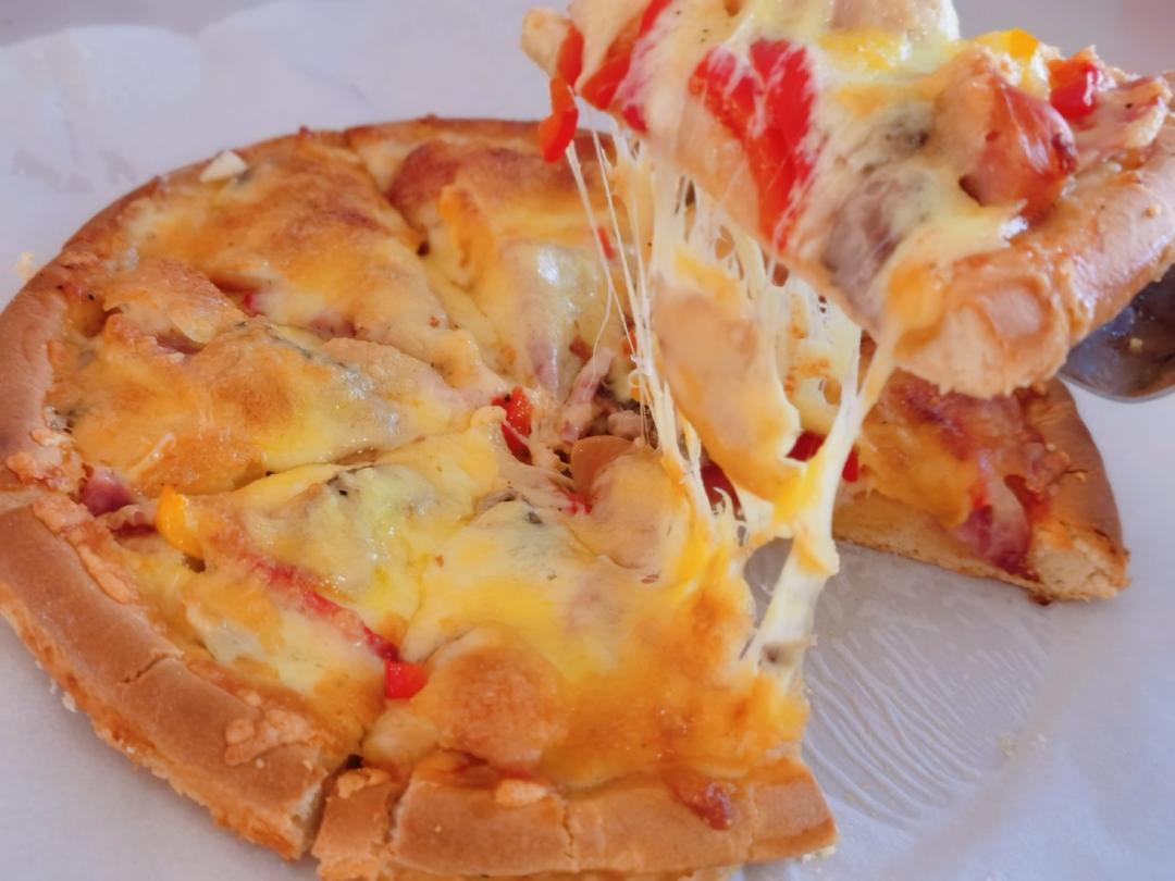 超简单的披萨饼皮🍕