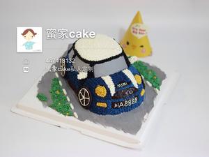 Minicooper汽车蛋糕-详的做法 步骤13