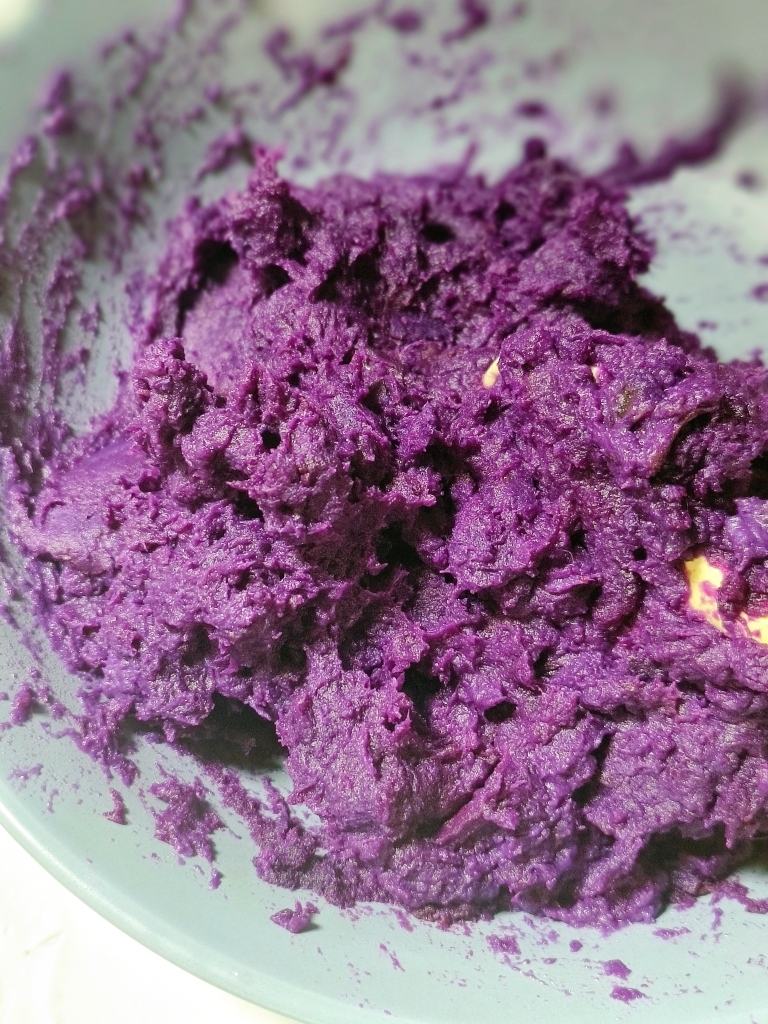 最爱的蒸菜系列➃┆减脂小菜谱┆不加糖的紫薯糯米珍珠丸子┆消耗紫薯的好方法（红薯🍠也可以哦）的做法 步骤6