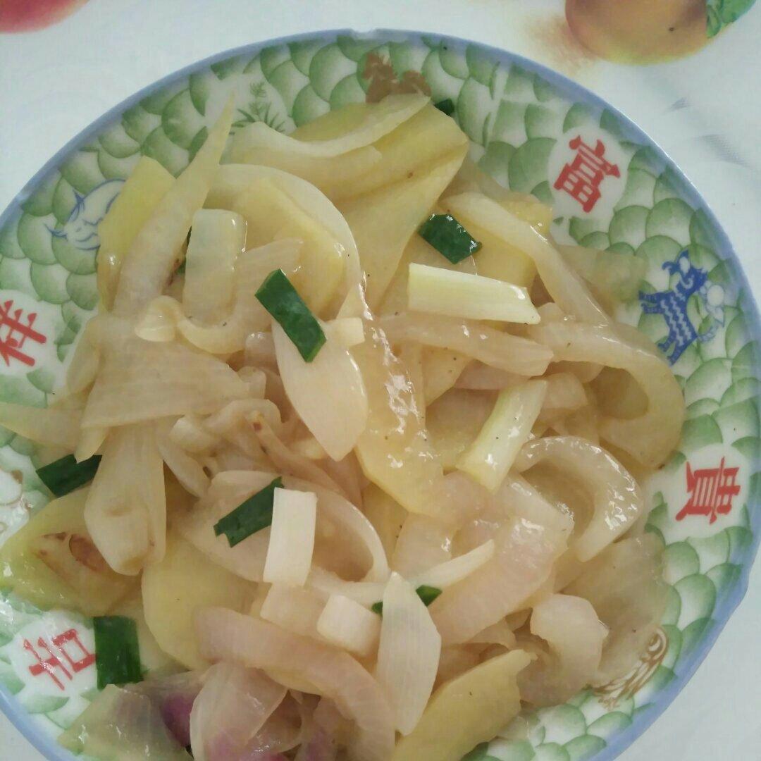 洋葱炒土豆片