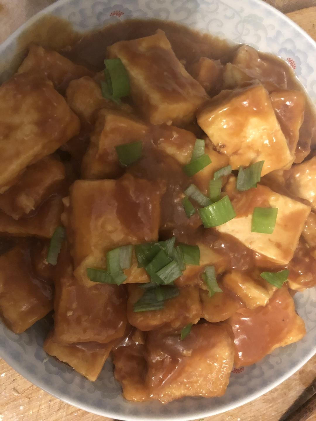 茄汁豆腐的做法