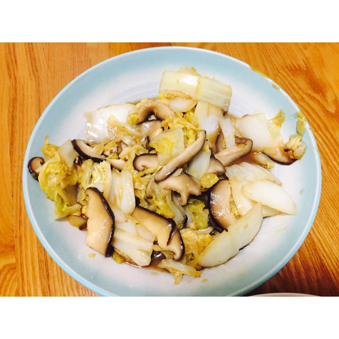 耗油香菇白菜
