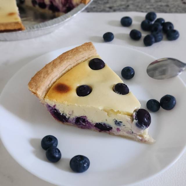 蓝莓乳酪派（合适新手家庭版）