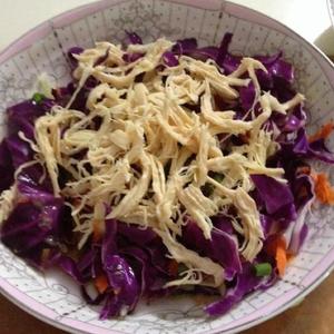 紫甘蓝鸡胸肉沙拉的做法 步骤1