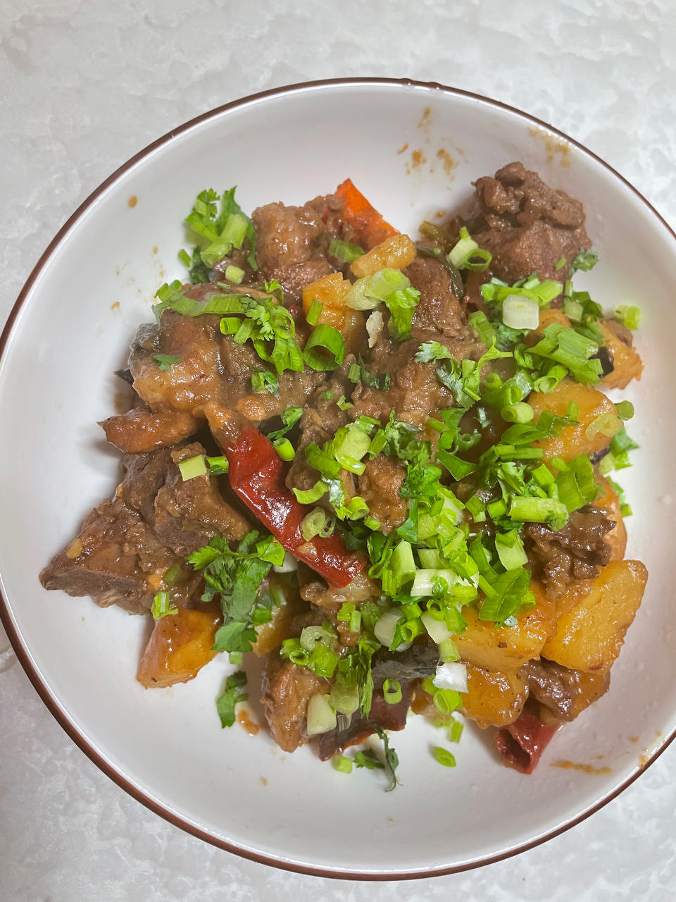 土豆炖排骨