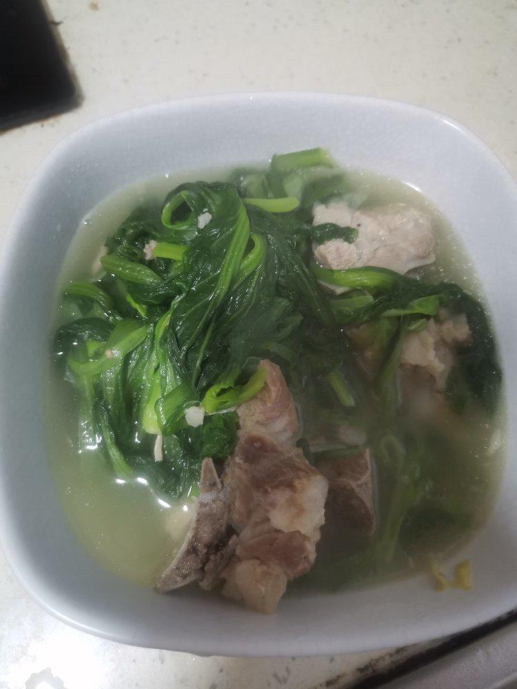小白菜排骨汤