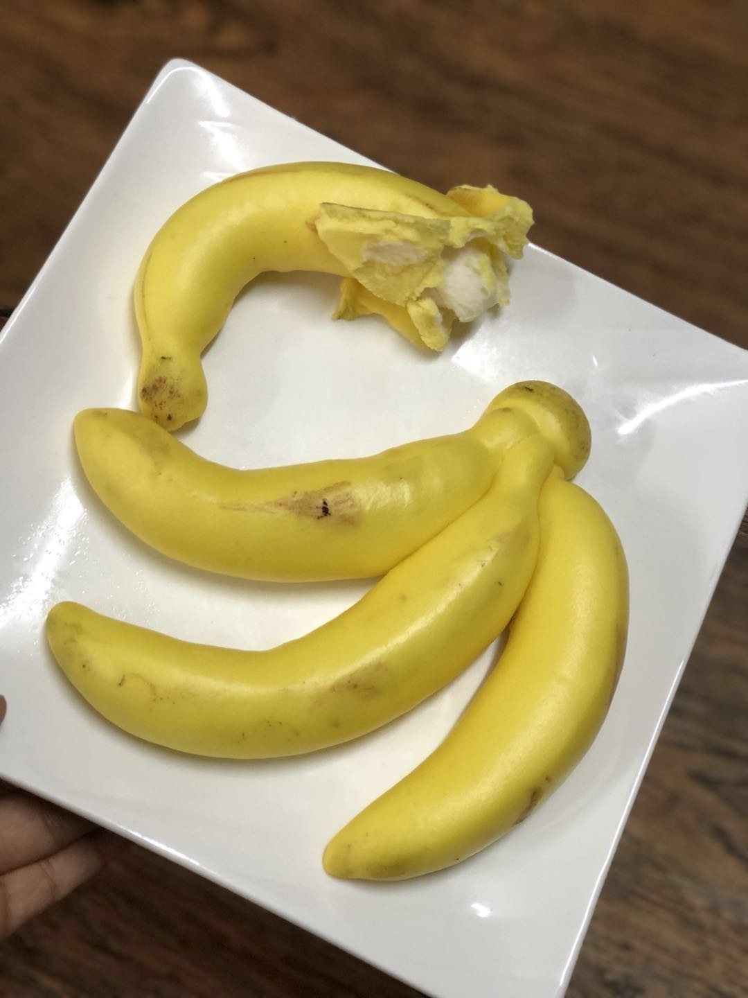 仿真香蕉馒头的做法