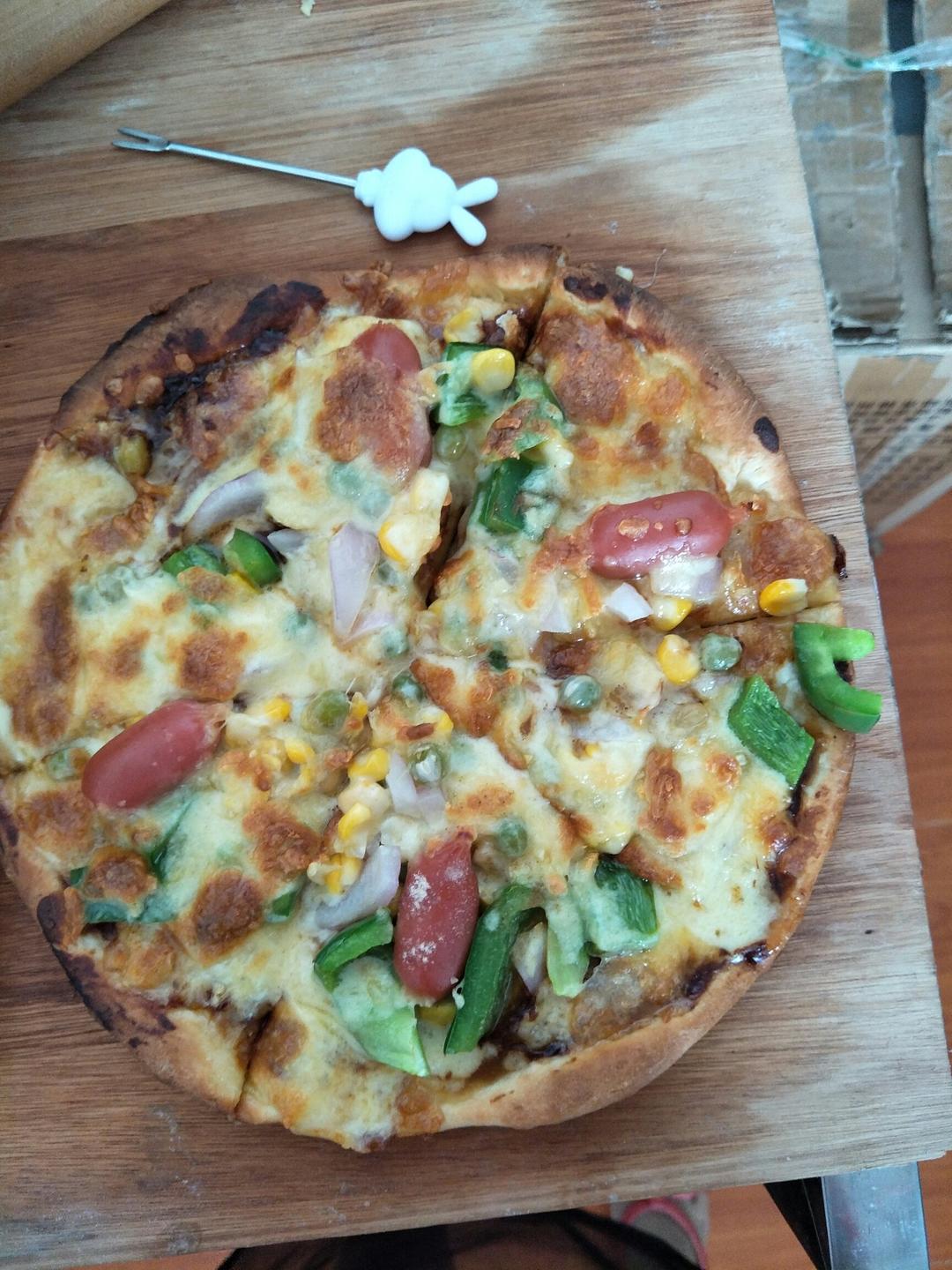 八寸披萨饼皮（四个）制作