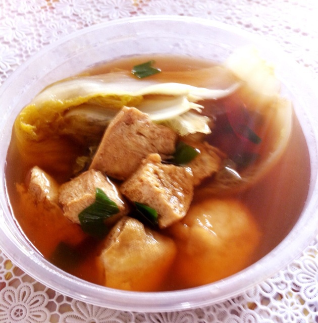 白菜炖冻豆腐