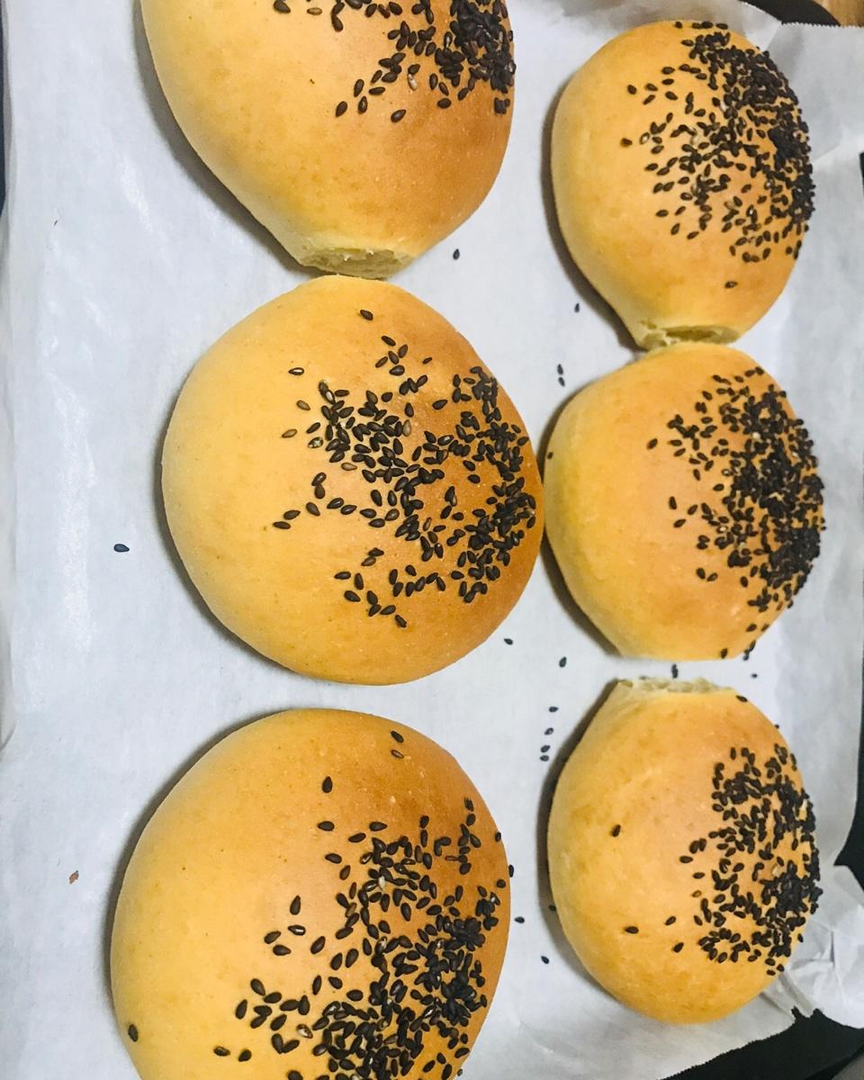 全麦汉堡胚（一次发酵）