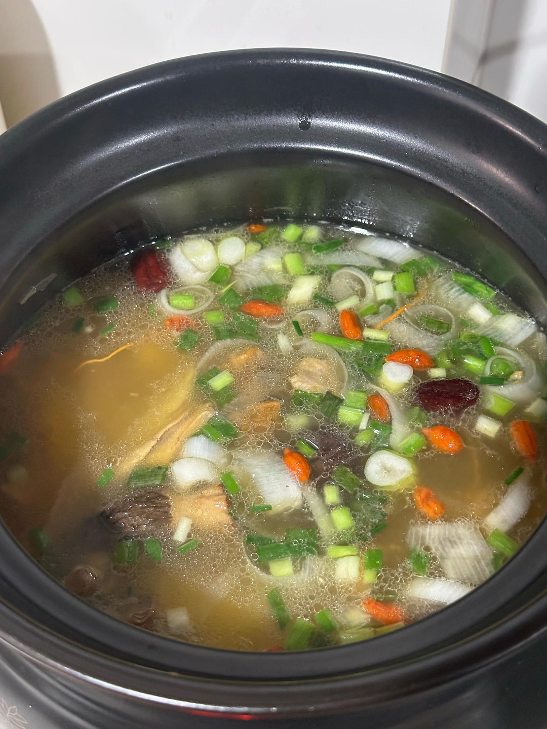 猪肚山药菌菇汤🥣