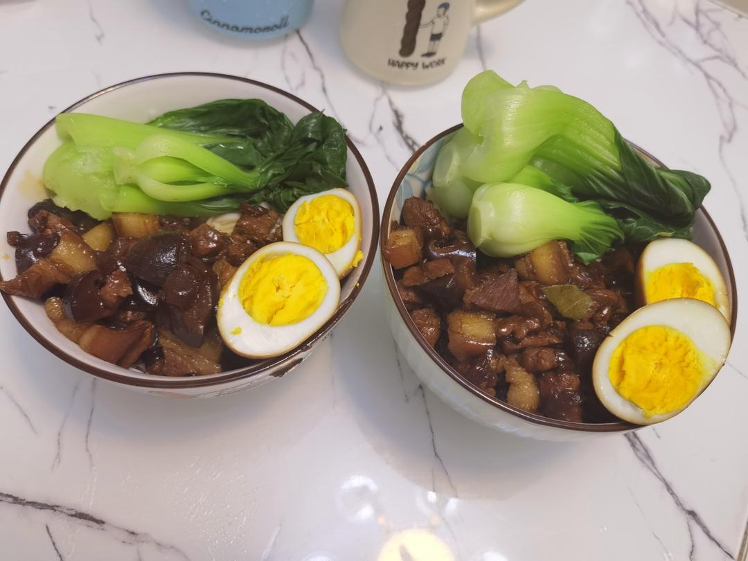 香菇卤肉饭造起来