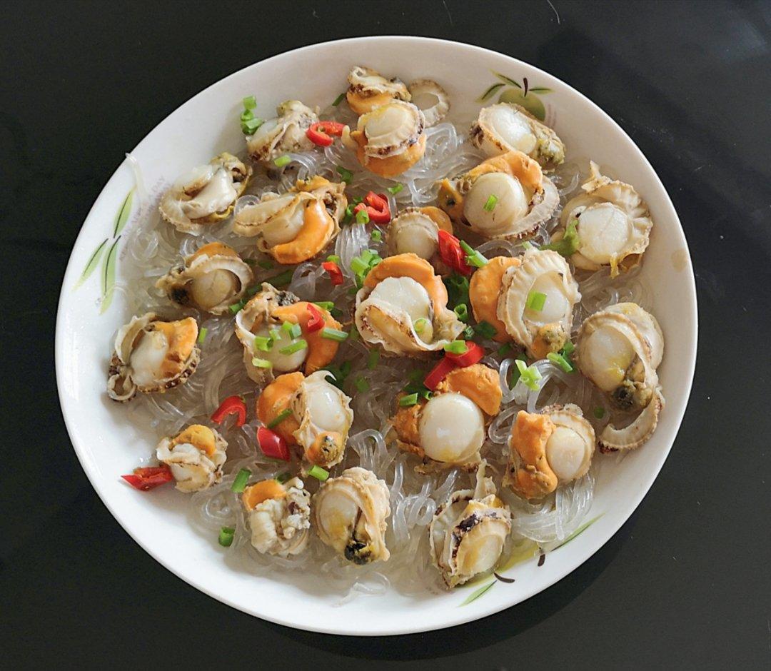 蒜蓉扇贝肉蒸粉丝