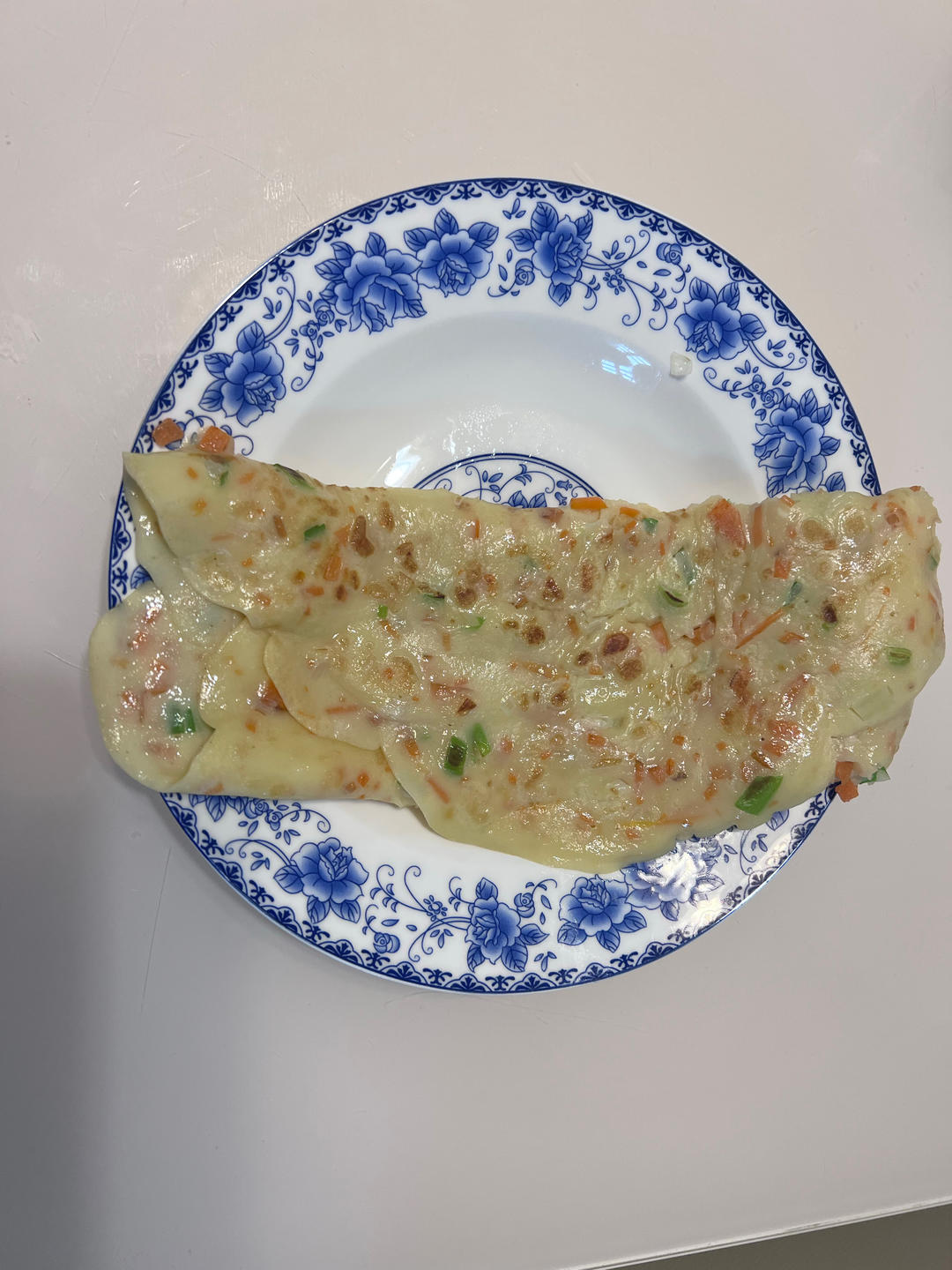 简单快手蔬菜鸡蛋煎饼