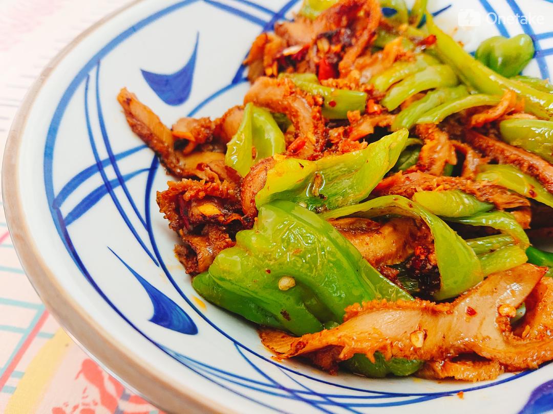 青椒炒牛肚