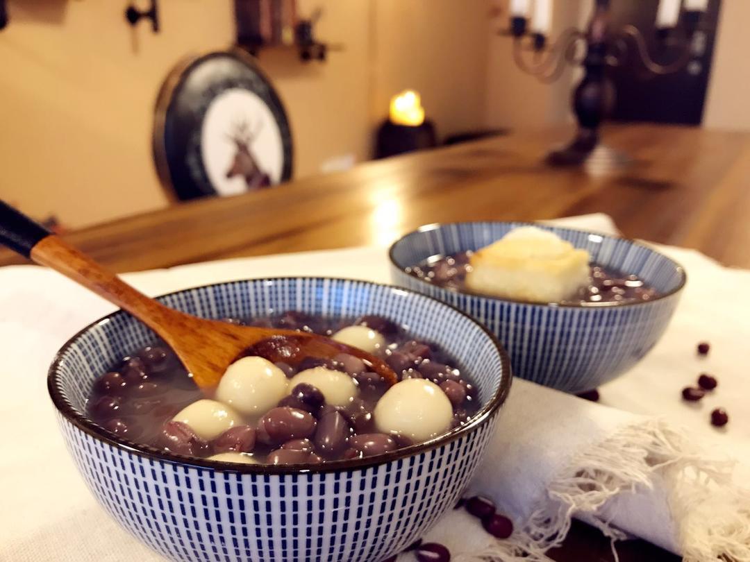 红豆汤圆&红豆年糕（元宵吃点不一样的团子）的做法