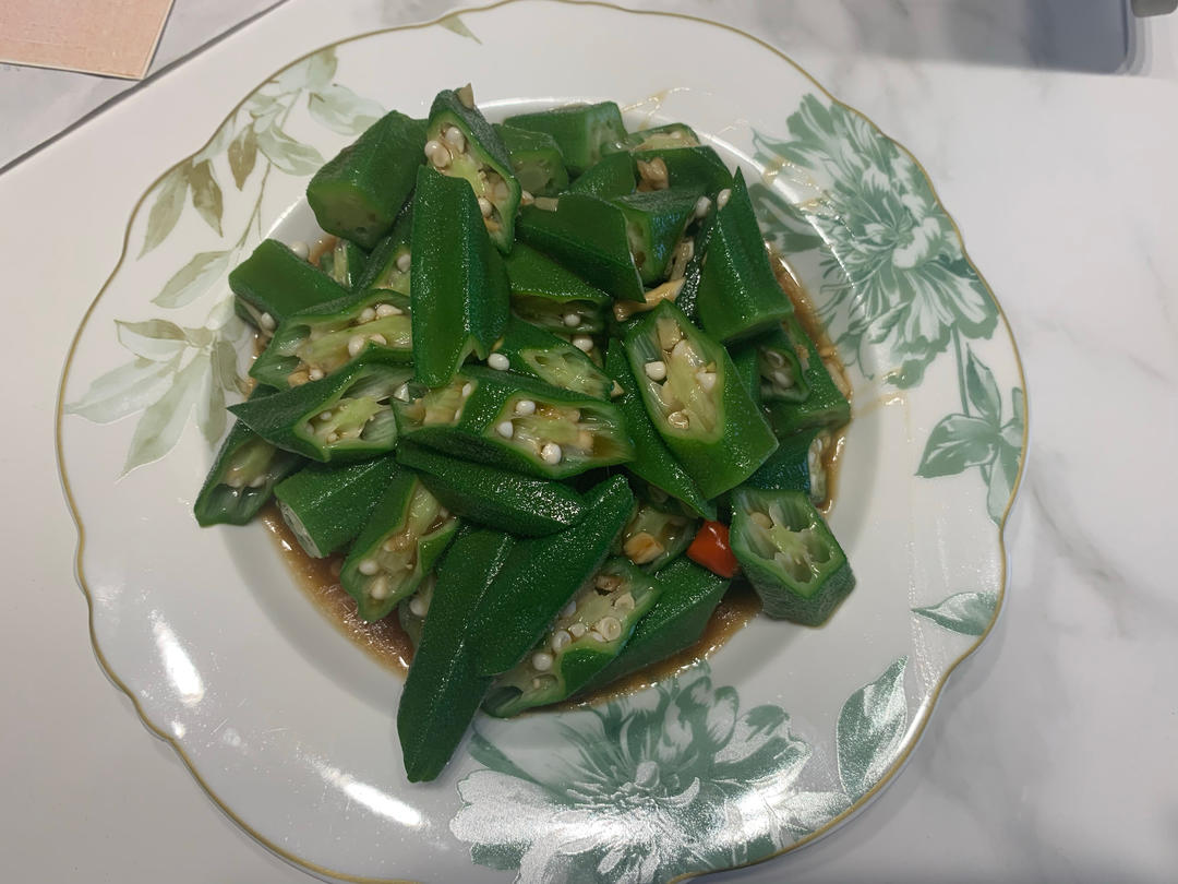 蚝油秋葵
