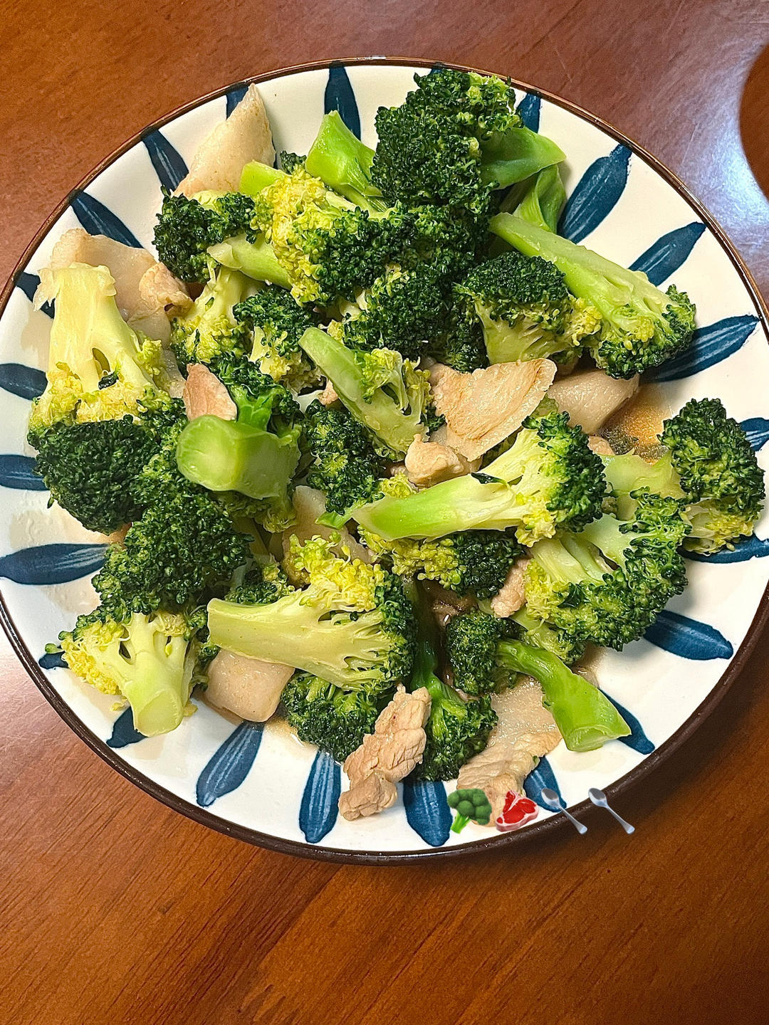 西兰花炒肉片