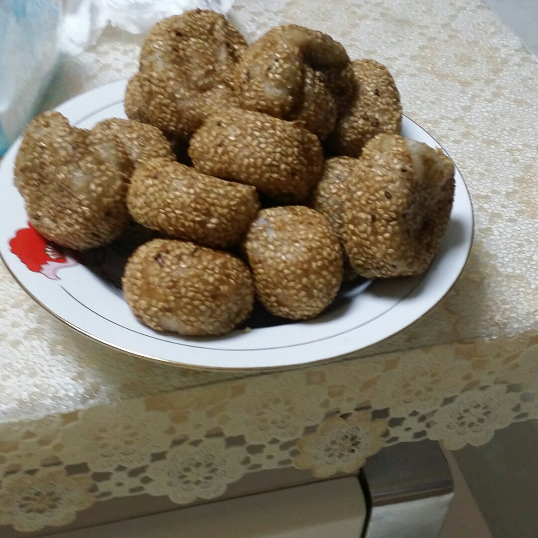 豆沙麻球
