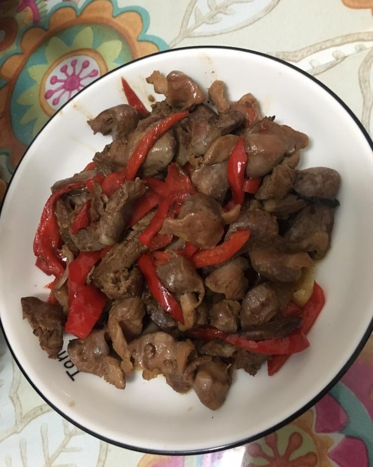 爆炒鸡杂