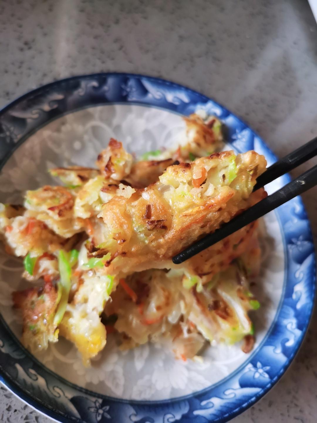 蔬菜饼（忘不了的大学餐厅的味道）