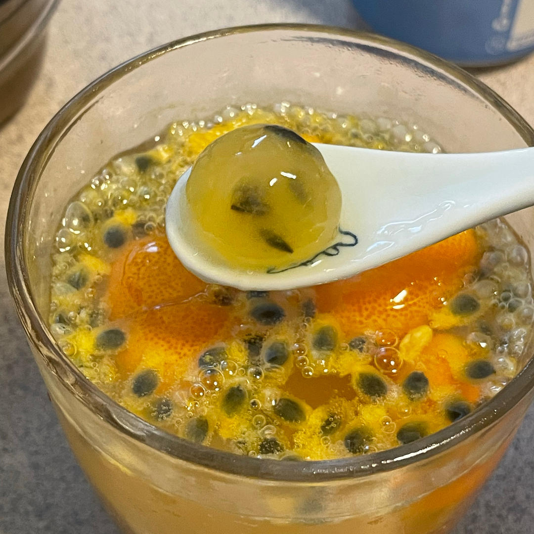 百香果啵啵球|劣狐狐烘焙