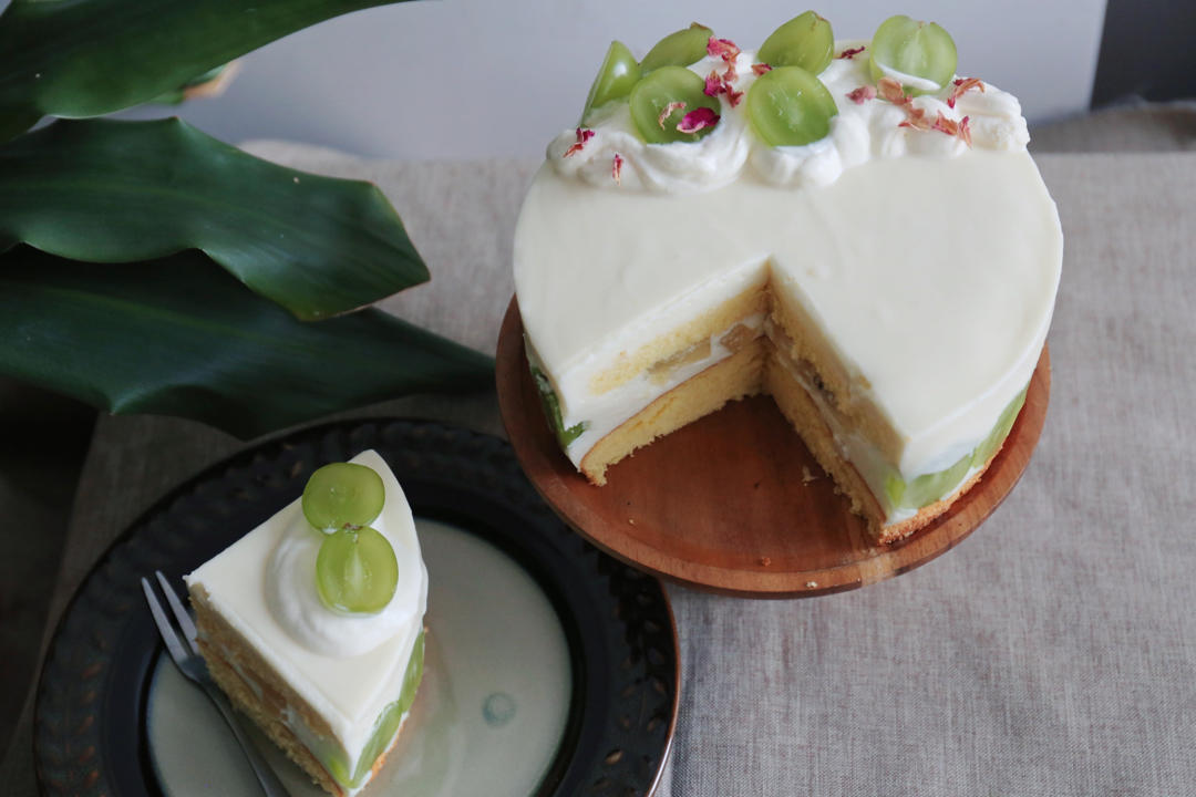 搬运【青提酸奶慕斯蛋糕】—cooking tree