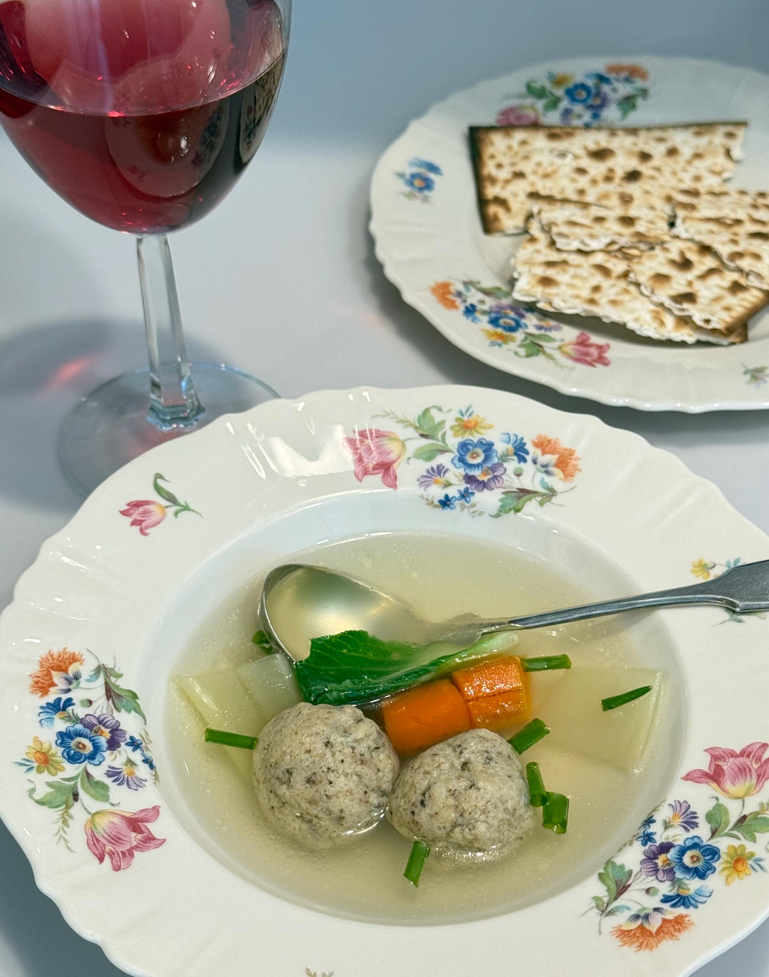 鸡汁马扎丸子汤