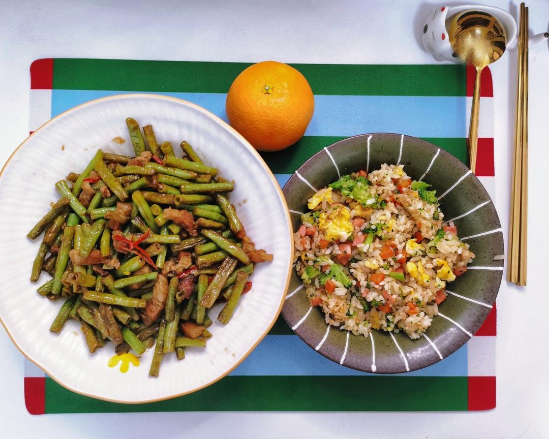 零厨艺的豆角炒肉