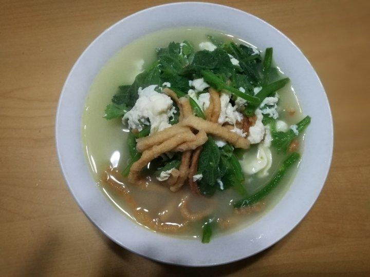 南瓜藤蛋花汤