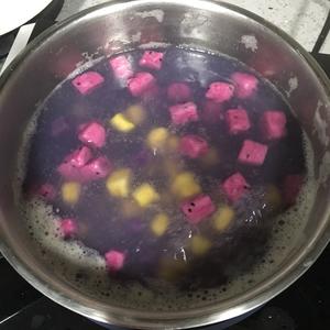 台式芋圆烧仙草的做法 步骤5