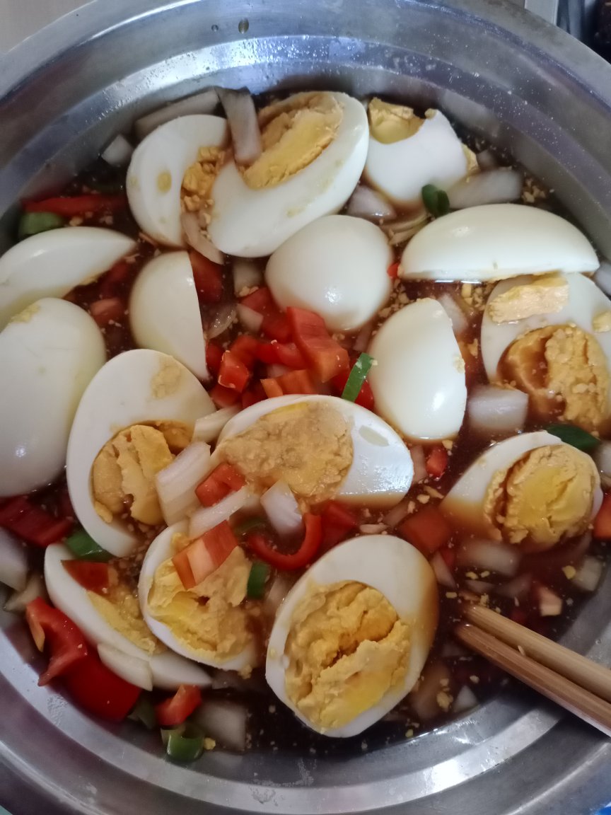 减脂期鸡蛋新吃法‼️韩式酱鸡蛋〰️香辣巨解谗
