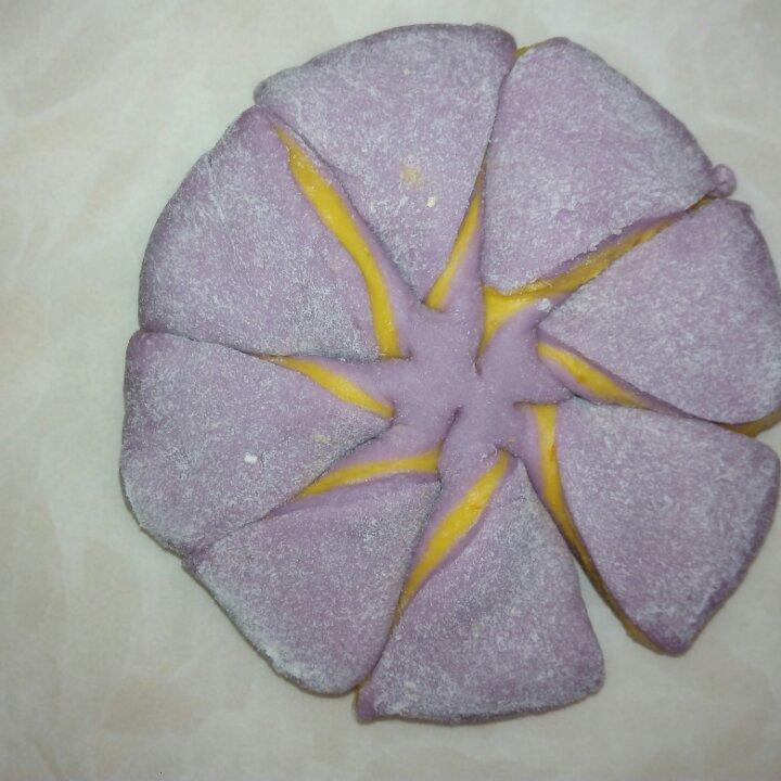 南瓜紫薯花样馒头