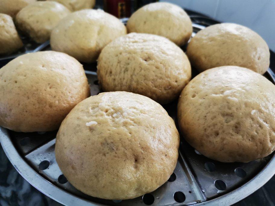 有着面包口感的红糖馒头（一次发酵）