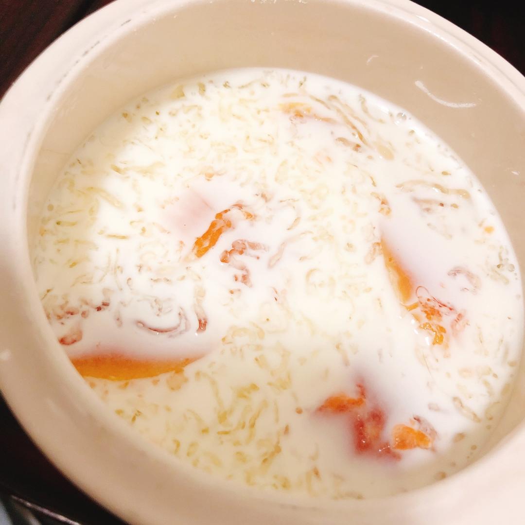 gll19做的木瓜牛奶炖燕窝