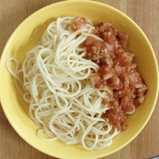 番茄肉酱意大利面
