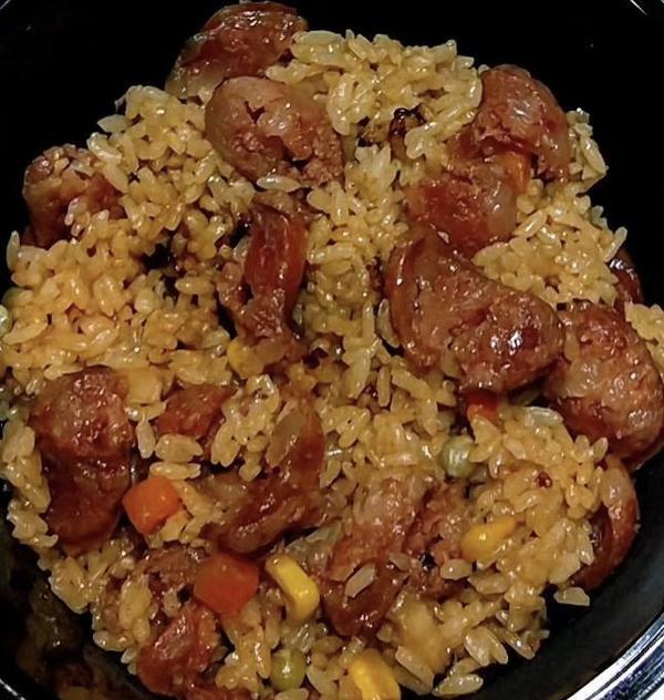 腊肠焖饭