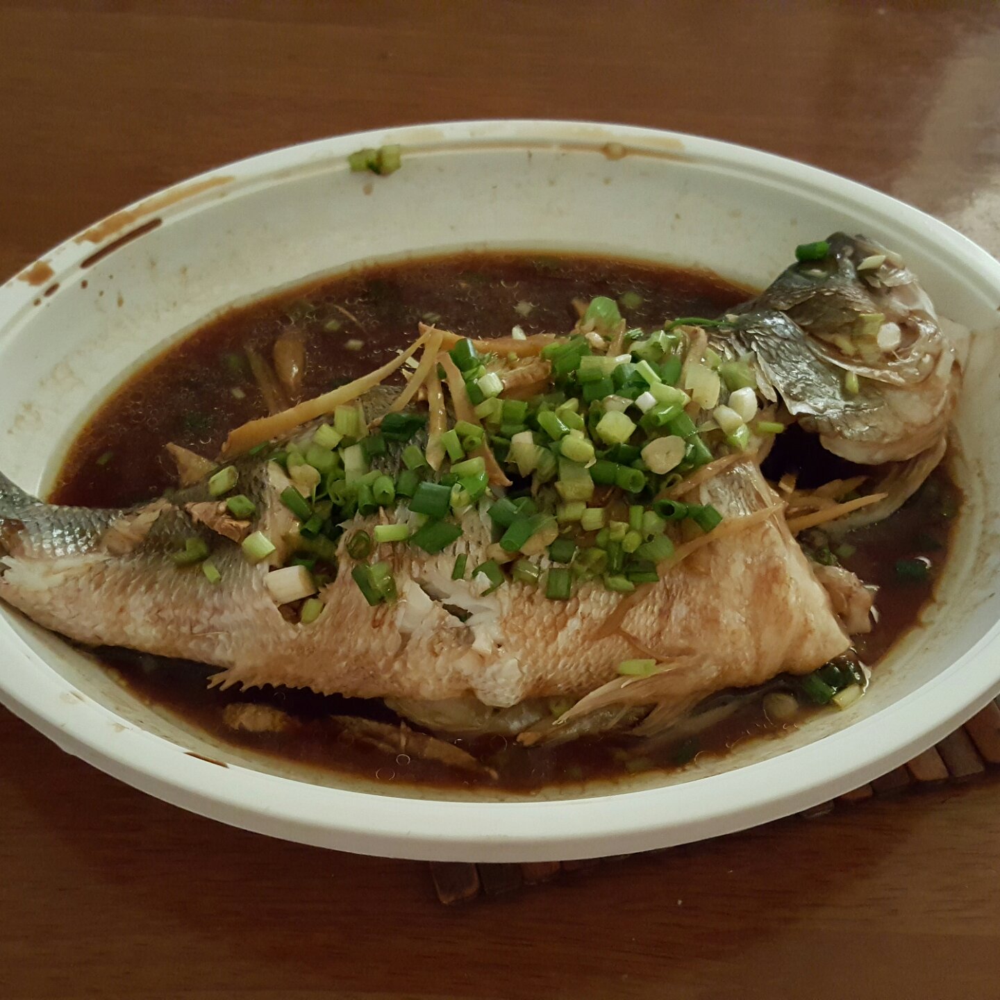 蒸鲈鱼