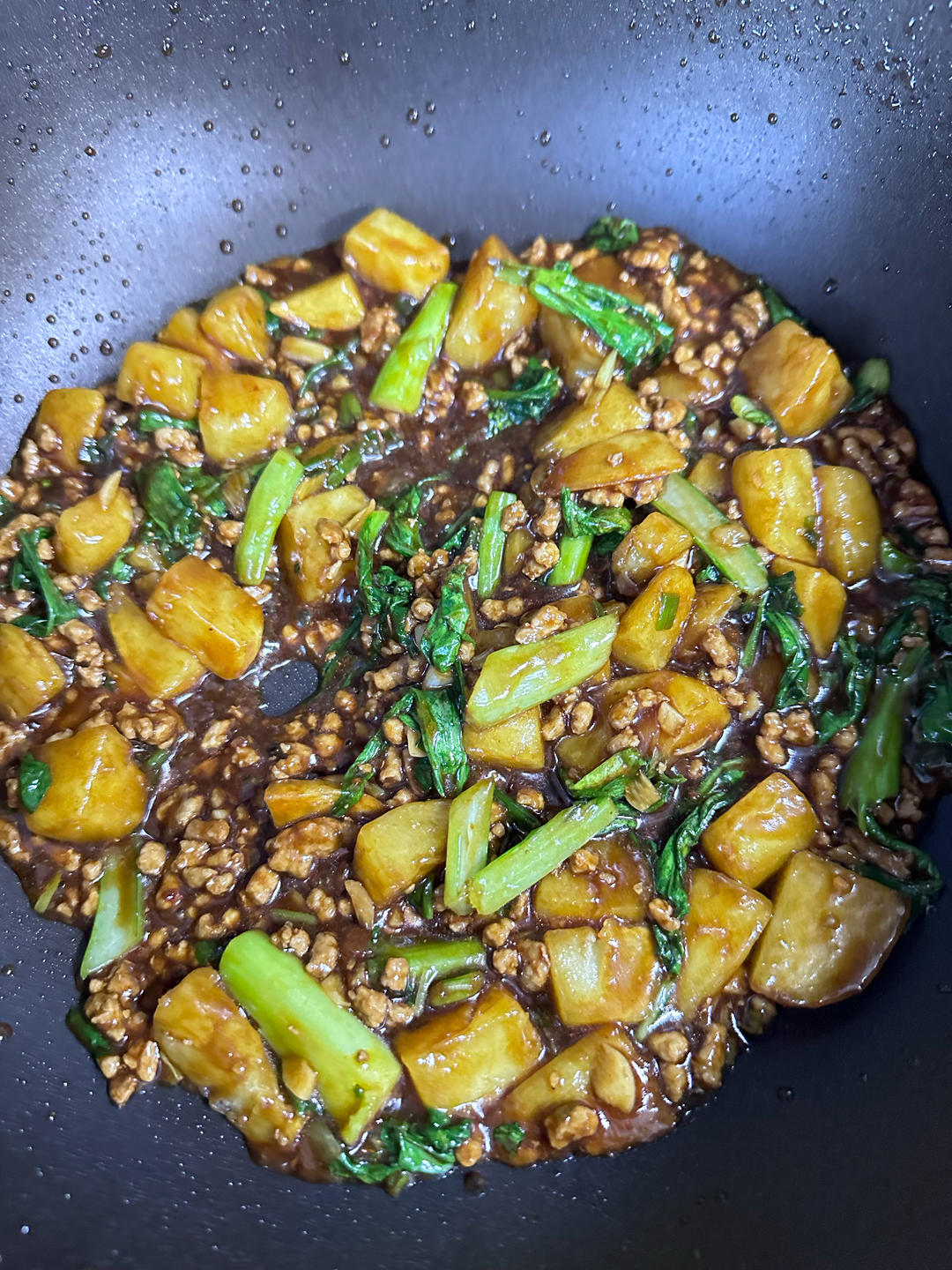超级下饭的肉沫炒土豆！