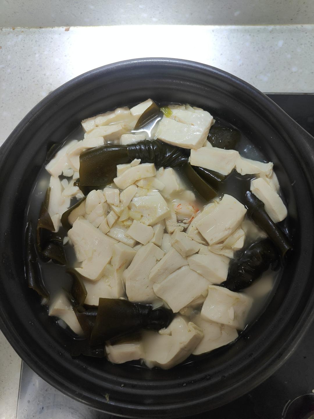 🔥超级好喝的虾仁海带豆腐汤～低脂美味还营养
