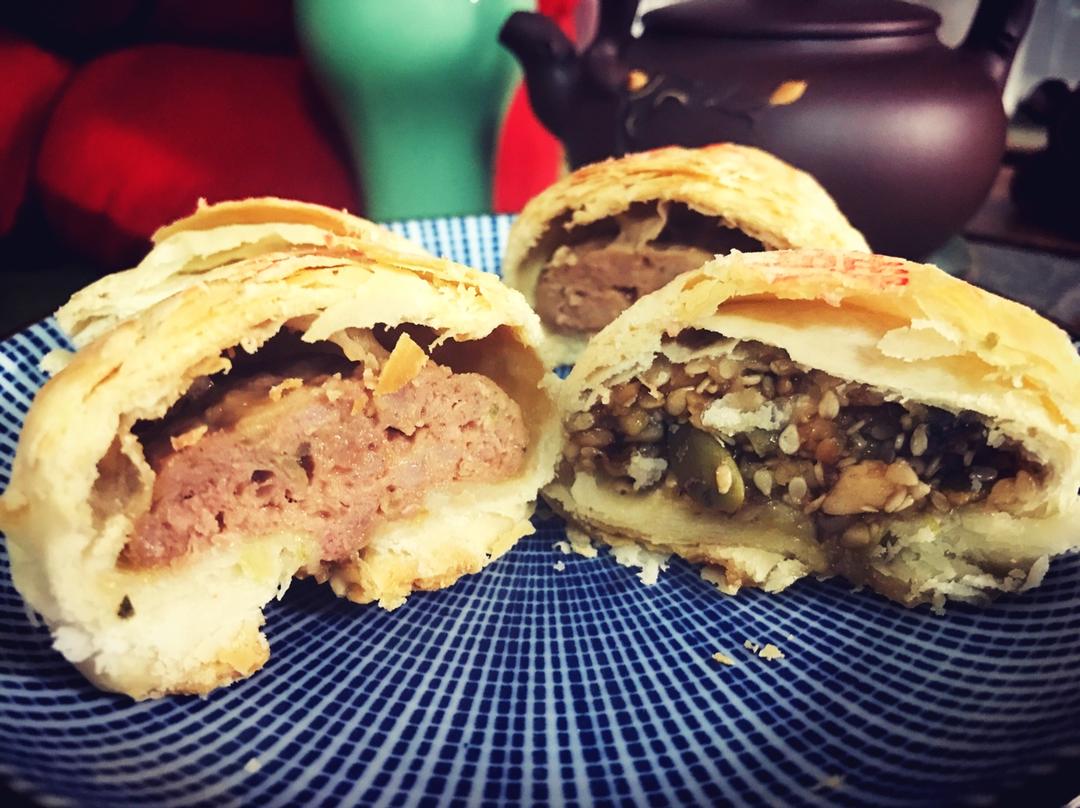 泳式鲜肉榨菜月饼