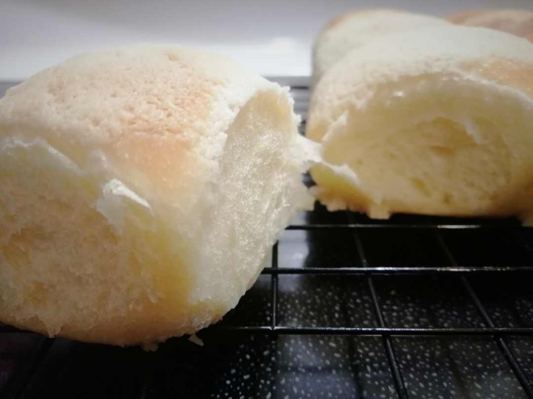 卡仕达酱小面包（一次性发酵）