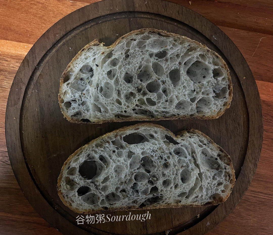 视频教程 天然酵种欧包 基础配方＆制作流程