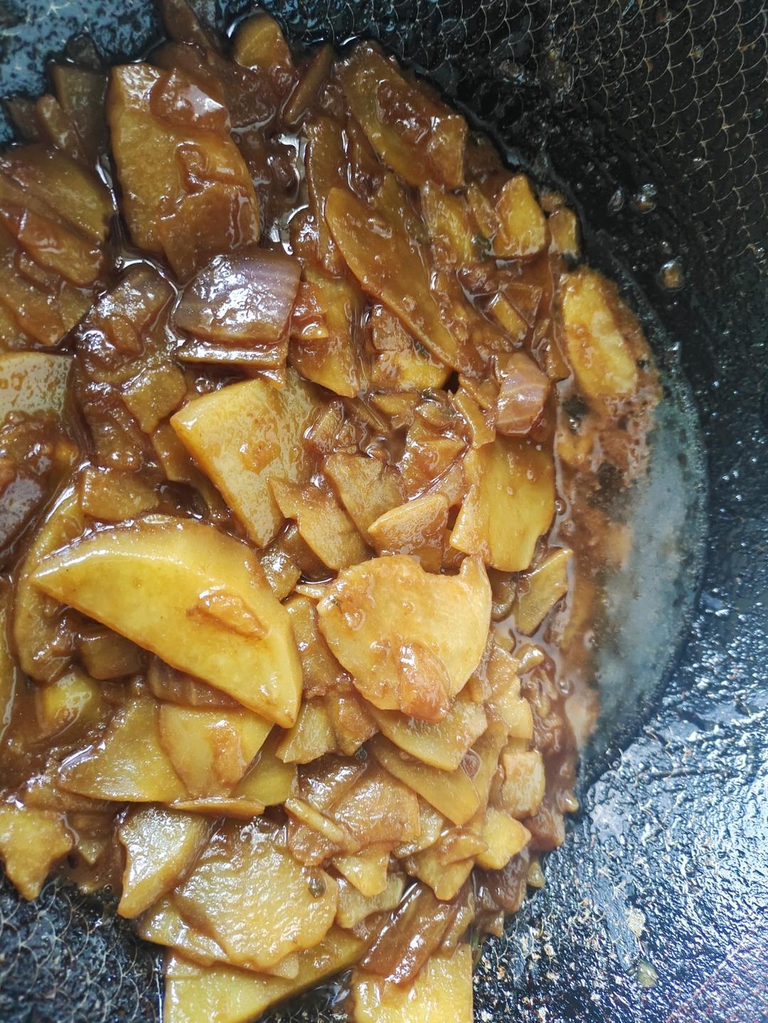 家常炒土豆片